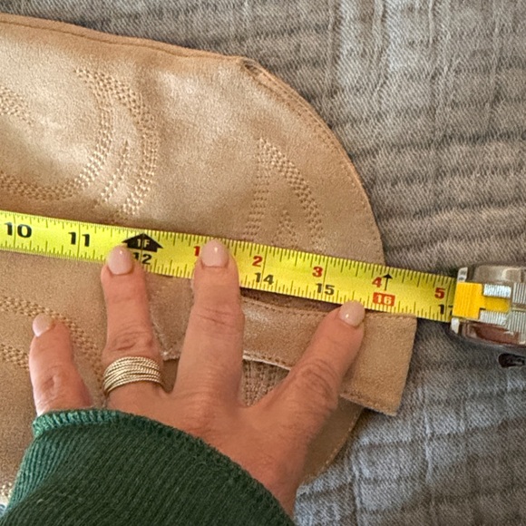 Wetkiss Knee High Tan Cowboy Faux Suede Boots for Women - Picture 9 of 10